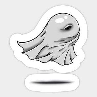 Halloween Flying Ghost Sticker